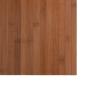 Preview: Teppich Rechteckig Braun 100x300 cm Bambus