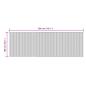 Preview: Teppich Rechteckig Braun 100x300 cm Bambus