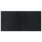Preview: Teppich Rechteckig Schwarz 100x200 cm Bambus