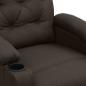 Preview: Massagesessel Elektrisch Dunkelbraun Stoff