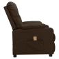 Preview: Massagesessel Braun Kunstleder