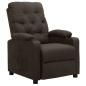 Preview: Relaxsessel Dunkelbraun Stoff