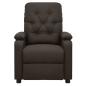 Preview: Relaxsessel Dunkelbraun Stoff