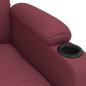Preview: Relaxsessel Elektrisch Weinrot Stoff
