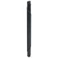 Preview: Teppich Rund Schwarz 80 cm Bambus