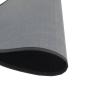 Preview: Teppich Rund Schwarz 80 cm Bambus