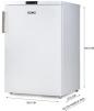 Preview: DOMO DO91123 Stand Kühlschrank ohne Gefrierfach, 55,5 cm breit, 134 L, Superkühlfunktion, LED-Display, weiß