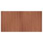 Preview: Teppich Rechteckig Braun 100x200 cm Bambus