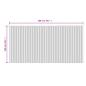 Preview: Teppich Rechteckig Braun 100x200 cm Bambus