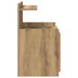 Preview: Nachttische 2 Stk. mit 2 Schubladen Artisan-Eiche 40x36,5x62 cm