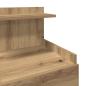 Preview: Nachttische 2 Stk. mit 2 Schubladen Artisan-Eiche 40x36,5x62 cm