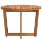Preview: Garten-Beistelltisch Rund Ø55x40 cm Massivholz Akazie