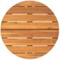 Preview: Garten-Beistelltisch Rund Ø55x40 cm Massivholz Akazie