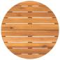 Preview: Garten-Beistelltisch Rund Ø70x75 cm Massivholz Akazie