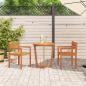 Preview: Gartenstühle 2 Stk. 50x53x80 cm Massivholz Akazie