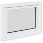 Preview: Kellerfenster "RISOR" 80x70 cm Drehkipp DIN Links Weiß