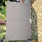 Preview: ARDEBO.de - Faltbarer Terrassen-Seitenfächer Creme 300×200 cm