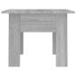Preview: Couchtisch Grau Sonoma 55x55x42 cm Holzwerkstoff
