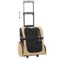 Preview: Trolley für Haustiere 3-in-1 Sandfarbe 48x32x57 cm cm Oxford-Gewebe