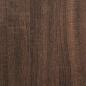 Preview: Nachttisch mit 2 Schubladen Braune Eiche 40x36,5x62 cm