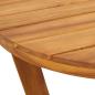 Preview: Garten-Esstisch Oval 200x90x75 cm Massivholz Akazie