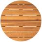 Preview: Garten-Beistelltisch Rund Ø55x60 cm Massivholz Akazie