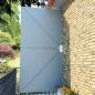 Preview: ARDEBO.de - Faltbarer Terrassen-Seitenfächer Grau 400×200 cm