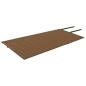 Preview: WPC Terrassendielen mit Zubehör Braun und Grau 40 m² 2,2 m