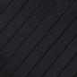 Preview: Teppich Rechteckig Schwarz 100x100 cm Bambus