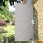 Preview: ARDEBO.de - Faltbarer Terrassen-Seitenfächer Creme 300×150 cm