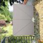 Preview: ARDEBO.de - Faltbarer Terrassen-Seitenfächer Creme 240×160 cm