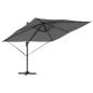 Preview: Cantilever Roma Parasol Anthrazit 286x285x265 cm Aluminium