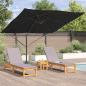 Preview: Freischwingender Roma Parasol Schwarz 286x285x265 cm Aluminium