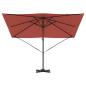 Preview: Patio-Schirm Terrakotta Polyester Groß Verstellbare Armlehnen