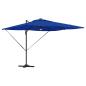Preview: Freischwinger Roma Sonnenschirm mit LEDs Azurblau 286x285x270 cm Aluminium