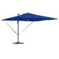 Preview: Freischwinger Roma Sonnenschirm mit LEDs Azurblau 286x285x270 cm Aluminium