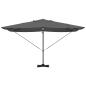Preview: Freischwingender Schirm - Anthrazit Anthrazit Polyester Groß