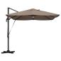 Preview: Cantilever Sonnenschirm - Taupe Taupe Stoff Groß Höhenverstellbar