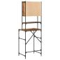Preview: Waschmaschinen-Schrank Altes Holz 68x48,5x194 cm
