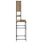 Preview: Waschmaschinen Schrank Artisan Eiche 68x48,5x194 cm