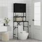 Preview: Waschmaschinen-Schrank Schwarze Eiche 68x48,5x194 cm