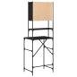 Preview: Waschmaschinen-Schrank Schwarze Eiche 68x48,5x194 cm