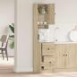 Preview: Küchenschrank Sonoma Eiche 35x50x180 cm Spanplatte