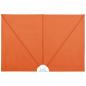 Preview: Faltbarer Terrassen-Seitenfächer Terracotta-Rot 400×200 cm