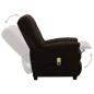 Preview: Massagesessel Elektrisch Dunkelbraun Stoff