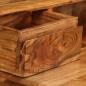 Preview: Schreibtisch mit Schubladen Massivholz 88 x 50 x 90 cm