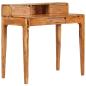 Preview: Schreibtisch mit Schubladen Massivholz 88 x 50 x 90 cm