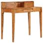 Preview: Schreibtisch mit Schubladen Massivholz 88 x 50 x 90 cm