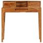 Preview: Schreibtisch mit Schubladen Massivholz 88 x 50 x 90 cm