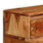 Preview: Schreibtisch mit Schubladen Massivholz 88 x 50 x 90 cm